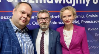 Od lewej: Jakub Przewoźnik, Paweł Plinta, Małgorzata Sikora