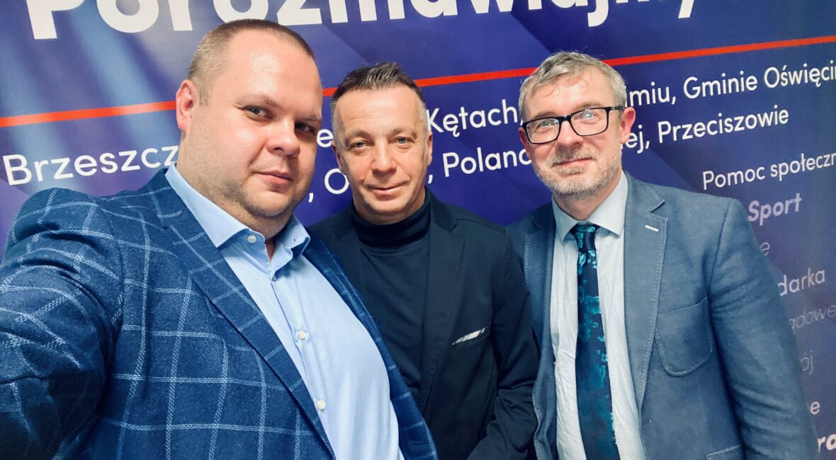 Od lewej: Jakub Przewoźnik, Waldemar Łoziński, Paweł Plinta