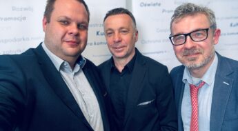 Od lewej: Jakub Przewoźnik, Waldemar Łoziński, Paweł Plinta