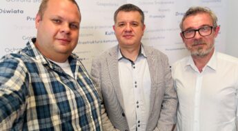 Od lewej: Jakub Przewoźnik, Krzysztof Kozik, Paweł Plinta